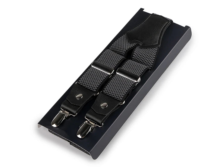 NARAMNICE ZA HLAČE Angelo Bonetti siva tip Y 110 cm