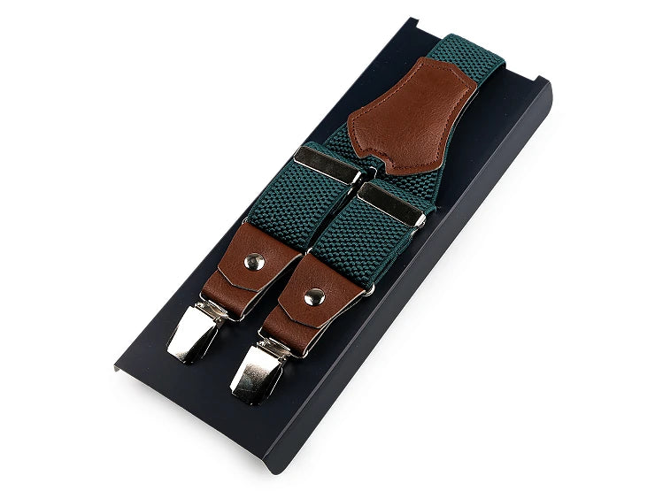 NARAMNICE ZA HLAČE Angelo Bonetti temno zelena tip Y 110 cm