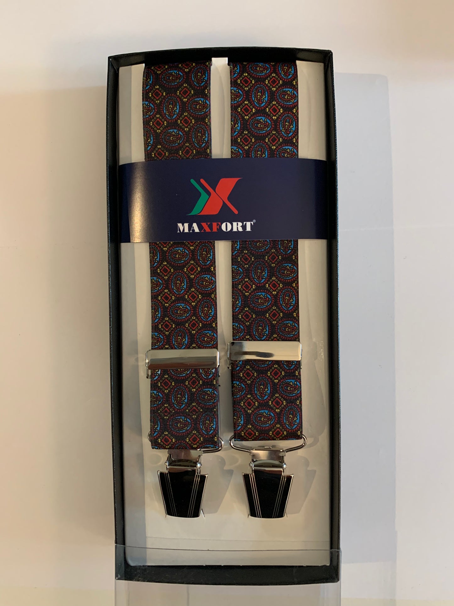 NARAMNICE ZA HLAČE Maxfort oversize CASUMARO Turchese tip X 130 cm širina 3,5 cm