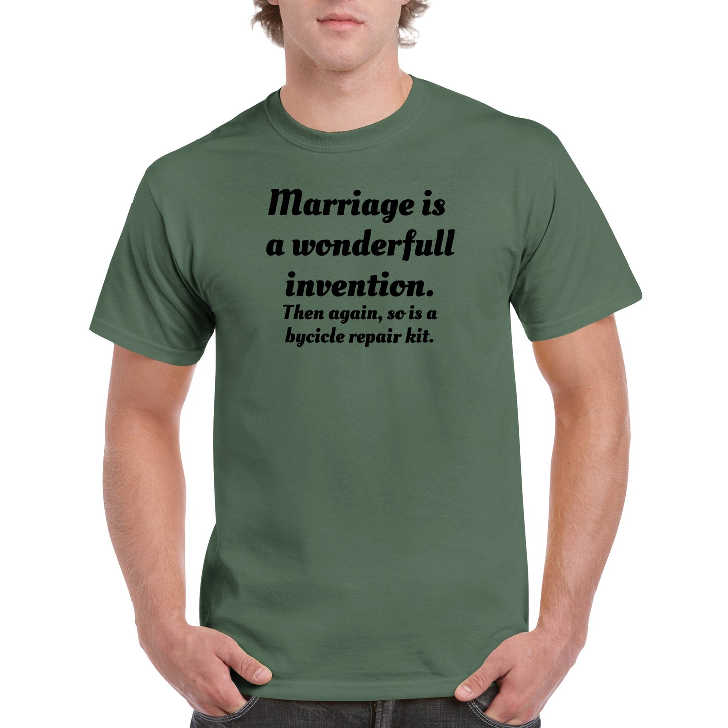 Unisex Crewneck majica Marriage is