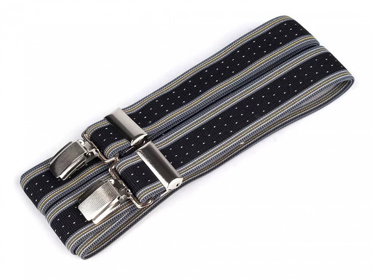 NARAMNICE ZA HLAČE - anthracite tip X 125 cm širina 3 cm