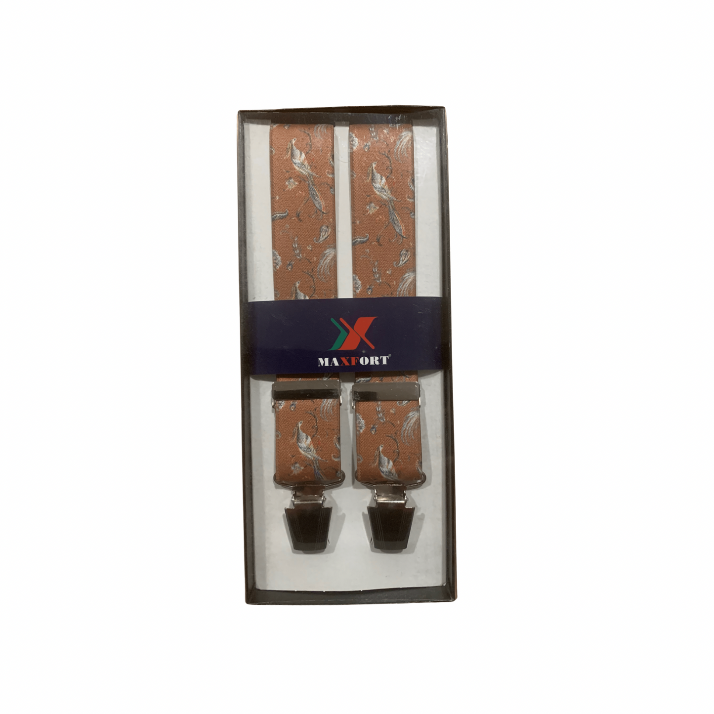 NARAMNICE ZA HLAČE Maxfort oversize PHOENIX RUGGINE tip X 130 cm širina 3,5 cm