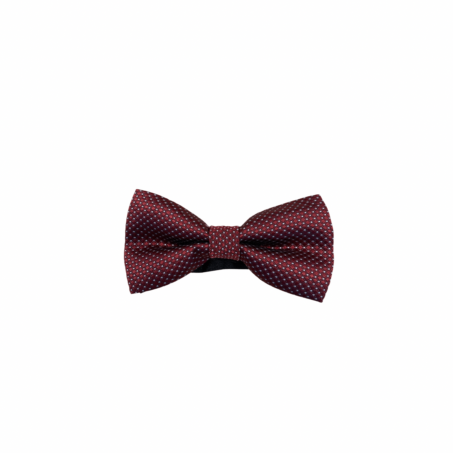 Metuljček El padrino rdeč z drobnimi srebrnimi pikami dolžina 12 cm širina 6 cm