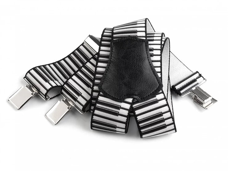 NARAMNICE ZA HLAČE piano black tip Y dolžina 120 cm