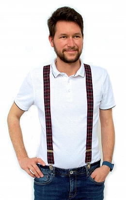 NARAMNICE ZA HLAČE SCOTCH tip Y dolžina 120 cm širina 3,5 cm