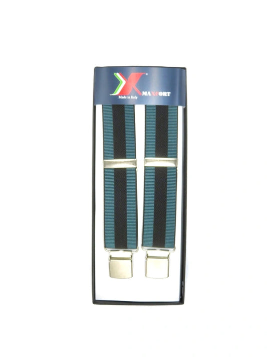 NARAMNICE ZA HLAČE  Maxfort 2536 azzuro tip X 130 cm širina 3,5 cm