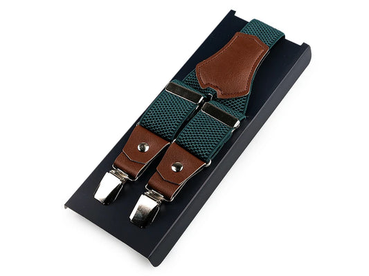 NARAMNICE ZA HLAČE Angelo Bonetti temno zelena tip Y 110 cm