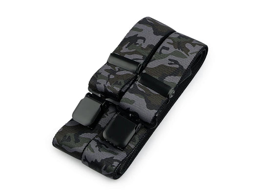 Limitirana izdaja NARAMNICE ZA HLAČE Camo grey green temna tip Y dolžina 120 cm širina 5 cm