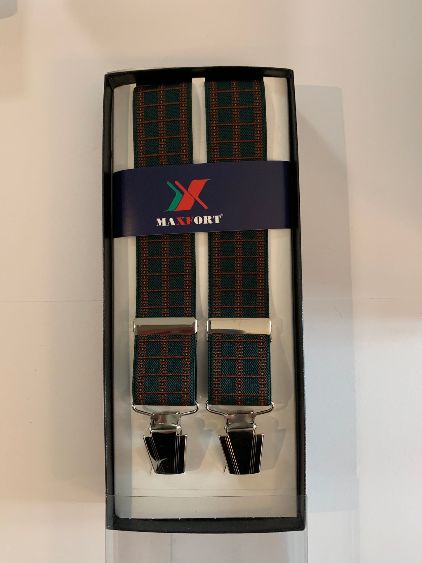 BRACES FOR PANTS Maxfort oversize CASUMARO 360 type X 130 cm width 3.5 cm