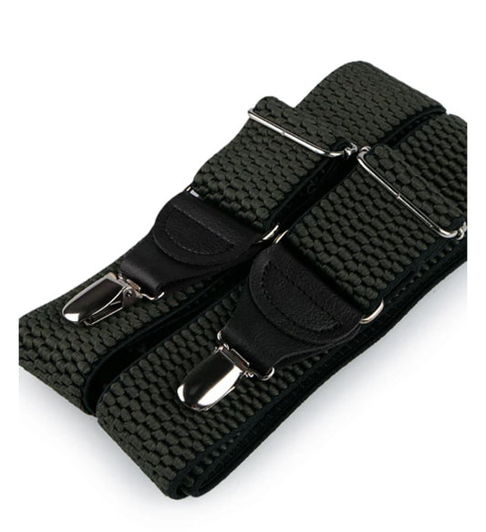 NARAMNICE ZA HLAČE Elastic 650366 temno zelene tip Y dolžina 120 cm širina 4 cm