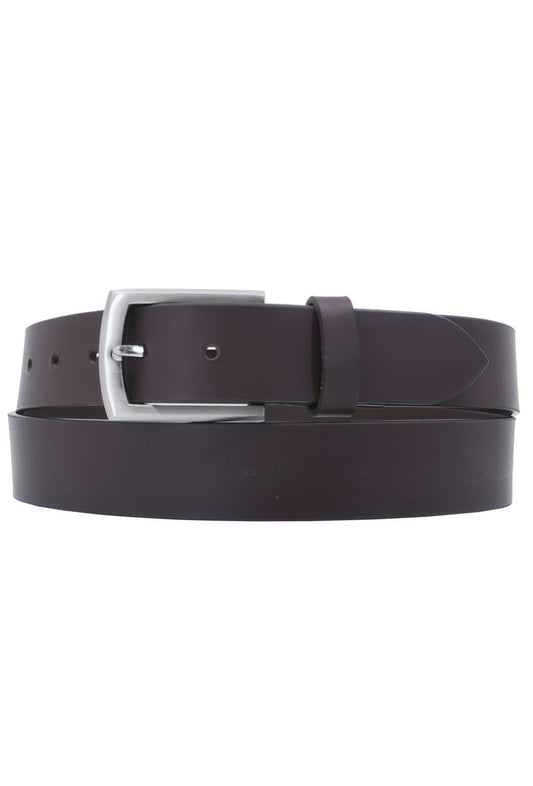 Brown leather belt JCL 125 cm
