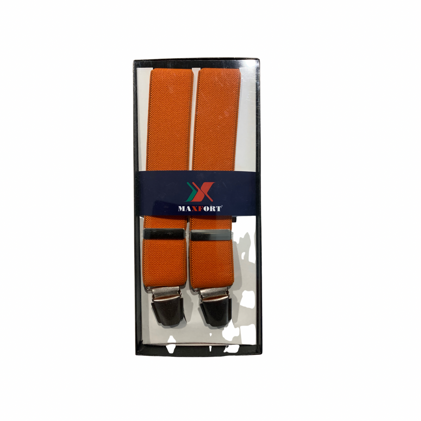 TROUSERS BRACES Maxfort Orange type X 130 cm width 3.5 cm