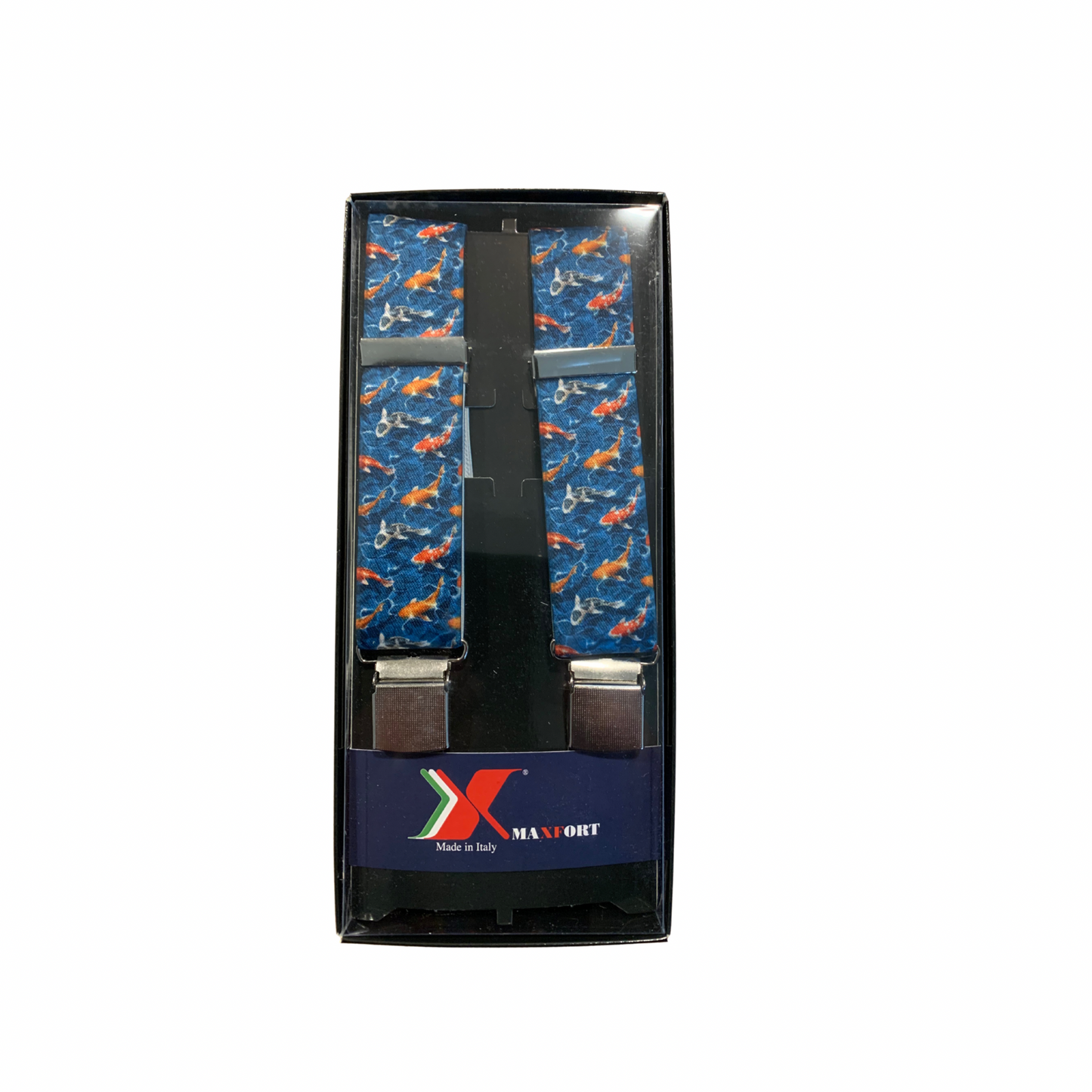 BRACES FOR PANTS Maxfort oversize KOI 2 type X 130 cm width 3.5 cm