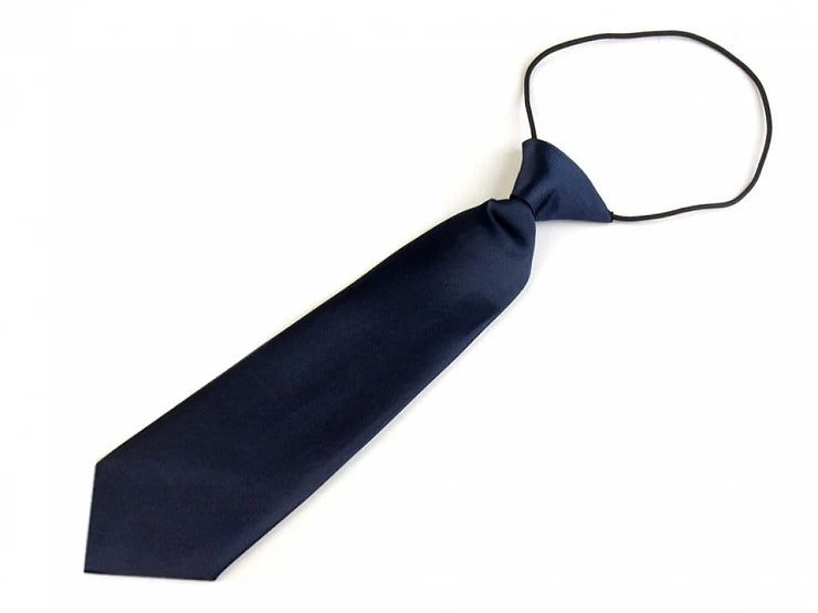 Modra otroška kravata dolžina 26 cm širina 7 cm