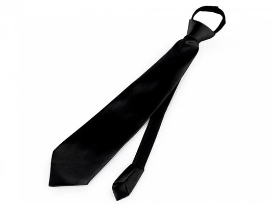 Black party tie tie length 37 cm width 7 cm